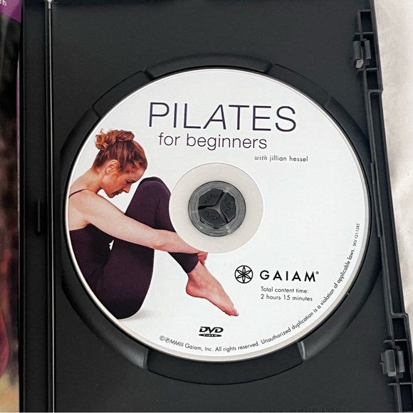 GAIAM Pilates For Beginners Deluxe Dvd Edition w/ Jillian Hessel - Picture 4 of 11